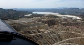 Sean's picture - Bagdad mine tour - repair center - big dump truck