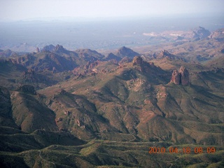 aerial - mountains near Superior