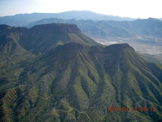 aerial - mountains near Superior