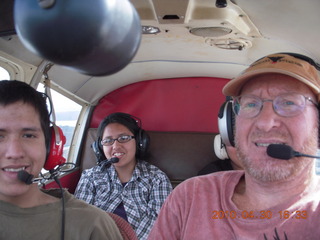 Gila Bend (E63) fly in - Tim B and Adam flying in N4372J