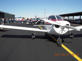 5 771. N4372J at DVT hospitality hanger awaiting Moab trip
