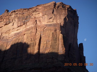 27 773. Mineral Canyon airstrip run with moon