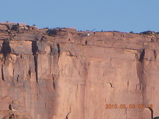 76 773. Mineral Canyon airstrip - RedTail airplane climbing out