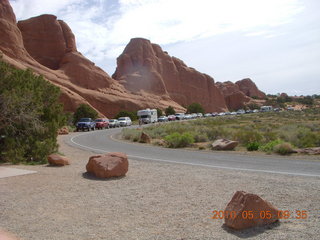 50 775. Arches National Park - Devil's Garden and Dark Angel hike parking lot