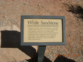 196 775. Canyonlands National Park Needles - sign