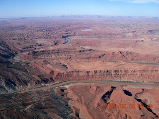 50 776. aerial - near Bluff, Utah