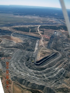 66 776. aerial - mine in northeast Arizona