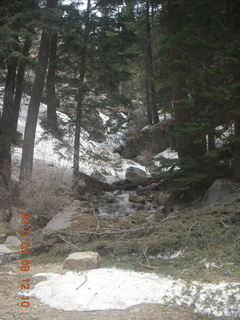 drive up Mt. Graham - waterfall