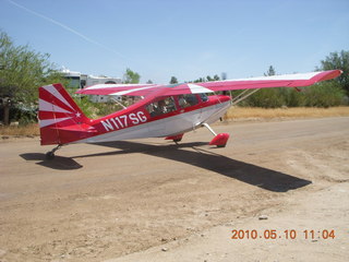Alamo Lake airstrip - airplane