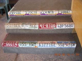 Alamo Lake airstrip - Wayside Inn steps