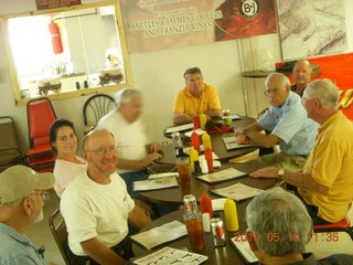 Alamo Lake airstrip - landing airplane