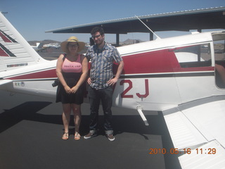 Alamo Lake airstrip - N4372J and airplane