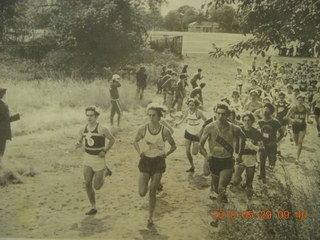 Princeton reunions - Merrell's and Eva's house - Merrell's high-school race picture