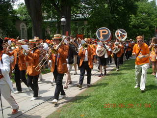 Princeton reunions - Merrell's and Eva's house - Merrell's race picture
