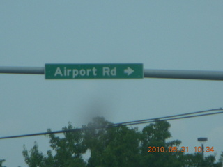 Airport Road sign near Capitol City (Harrisburg, CXY)