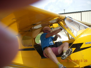 aerial from Neil's Piper Cub - landing