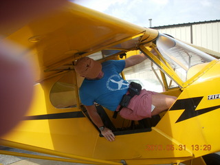 Neil's Piper Cub instrument panel