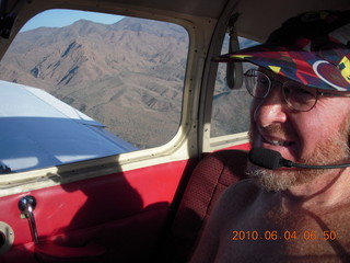 Adam flying N4372J over Verde River valley