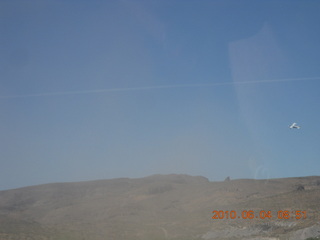 Superior Airport - another airplane, a Maule, taking off