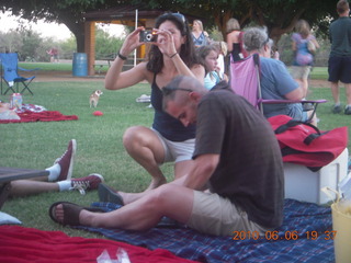 getting in and out of Neil's Piper Cub - Adam