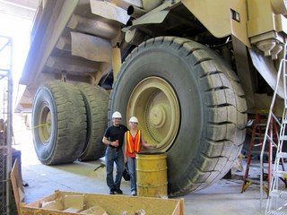 Bagdad Mine tour - Sean and Kristina