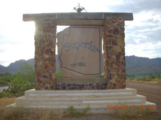Superior Airport monument