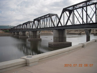 Ben Franklin Bridge back to Philadelphia