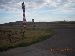 Holbrook Airport (P14) - Route 66 sign