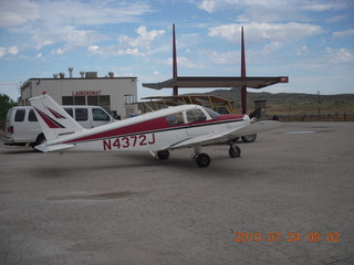 Adam flying N4372J over Verde River valley