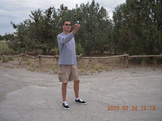 Grand Canyon Caverns (L37) trip - Dave taking a picture