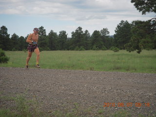 Adam running in Minnesota