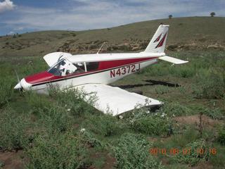 airplane wreck graveyard - N4372J interior