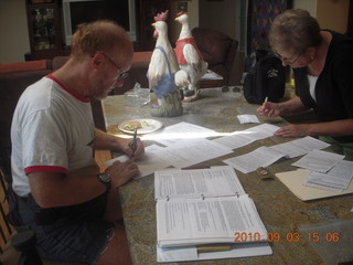 N8377W in Independence with Adam flying