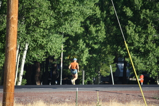 New Mexico back-country trip - Negrito run - Adam running