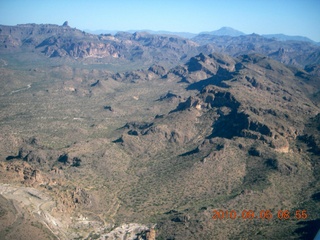 aerial - mountains near Superior