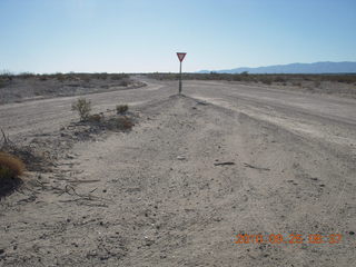 Alamo Lake airstrip - Wayside Inn sign