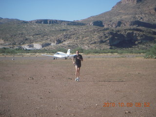 Superior Airport run - Jon running ba.ck from N8377W