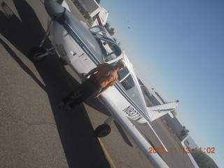 Superior Airport run - Adam running ba.ck from N8377W