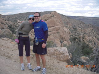 Elizabeth and Dave on Bagdad run