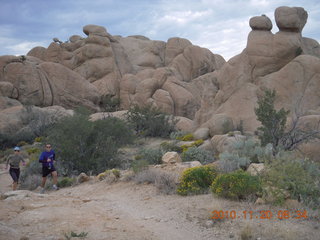 Elizabeth and Dave running at Bagdad