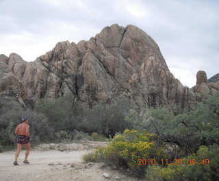 Dave and Elizabeth on Bagdad run