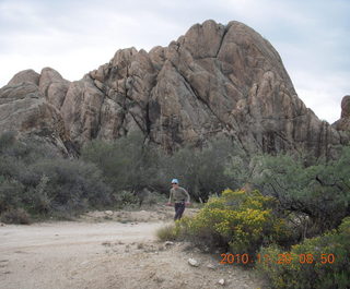 Elizabeth running at Bagdad
