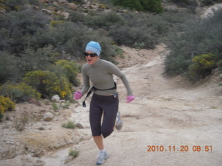 Elizabeth running at Bagdad