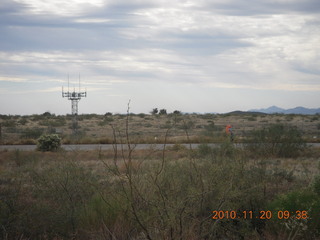 Elizabeth (hard to see) running at Bagdad