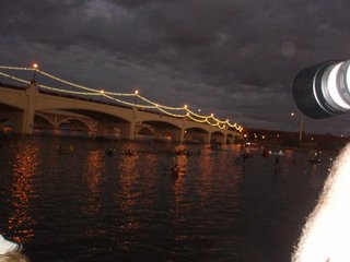Tempe Town lake run without water - bridge