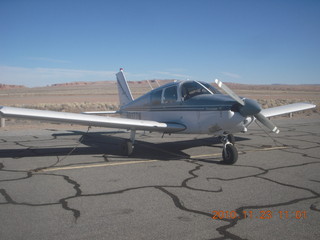 82 7dp. Moab trip - N8377W at Hanksville Airport
