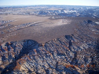 66 7dr. Moab trip - aerial - Utah snow
