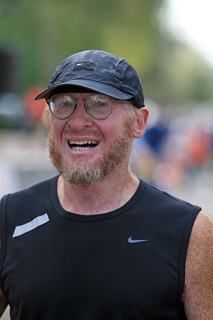 Canyonlands National Park - Murphy Trail run - Adam running