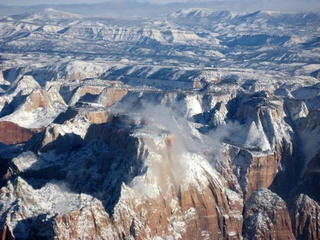 38 7ex. Zion National Park trip - Sheri's pictures - aerial - Zion