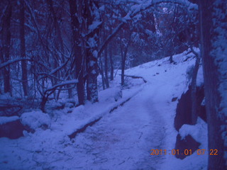 2 7f1. Zion National Park trip - Riverwalk pre-dawn hike